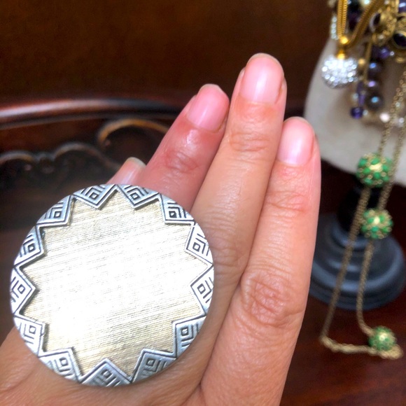 House of Harlow 1960 Jewelry - Fab Oversized Cocktail Ring